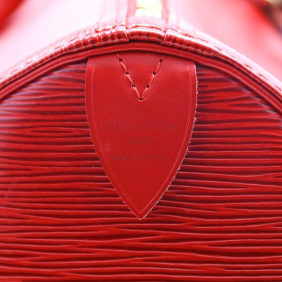 🔴 Keepall 50 Bag - Red Epi Leather - Picture 7 of 16